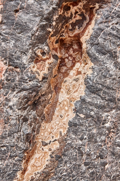 Rock Crystals Detail, Titus Canyon, Death Valley National Park, California,