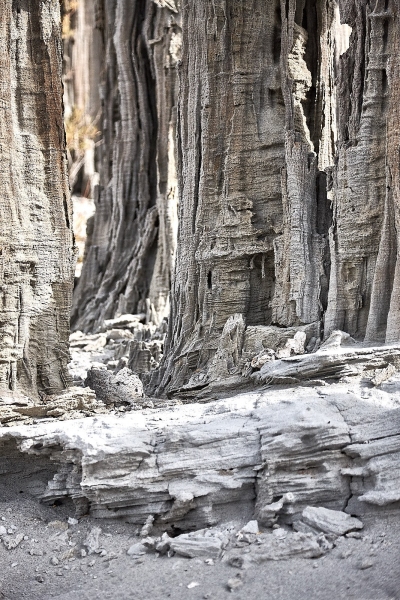 Mini Canyon Between Sand Tufas, South Shore, Mono Lake, California