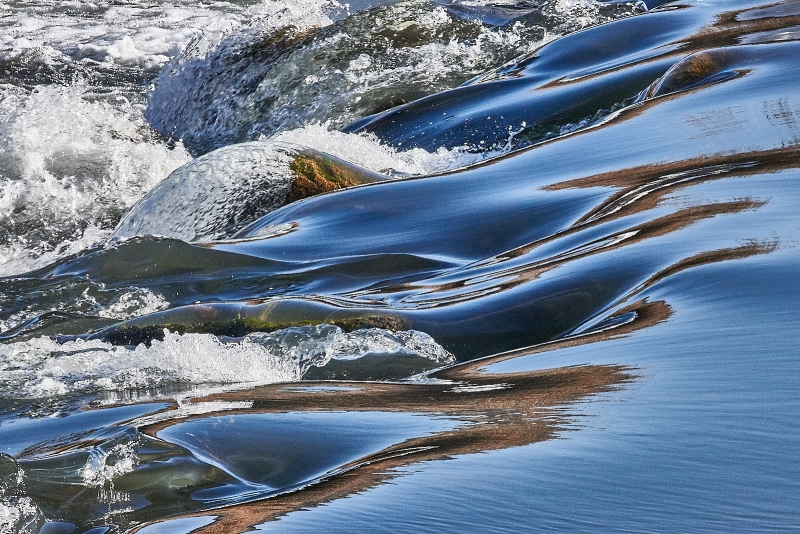 Waves At Rapids, Roderick (historical), Truckee River Canyon W/o Wadsworth, Nevada