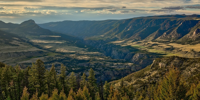 Clarks Fork Canyon Valley