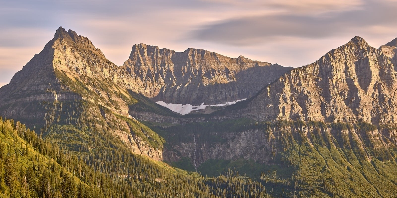 Mt Oberlin, Clements Mountain & Bird Woman Falls