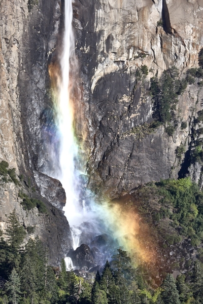Bridlalveil Falls Rainbows, Bridlalveil Falls, Yosemite National Park, California