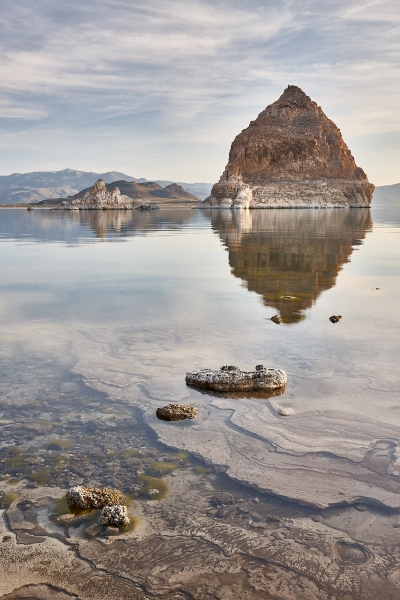 Pyramid Island Reflection, Pyramid Lake, Nevada