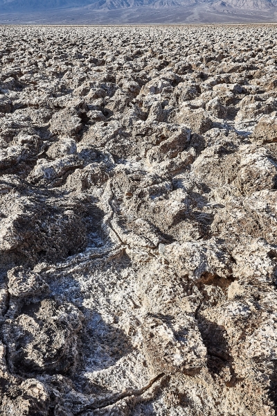 Eroded Rock Salt Pan, Devels Golf Course, Badwater Basin, Death Valley National Park, California