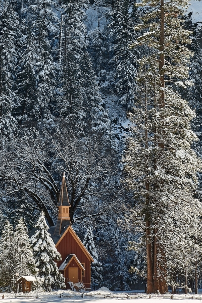 Yosemite Valley Chapel, Southside Drive, Yosemite Valley, Yosemite National Park, California