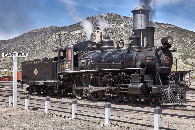 Engine No. 40, Nevada Northern Railway Museum, Ely, Nevada