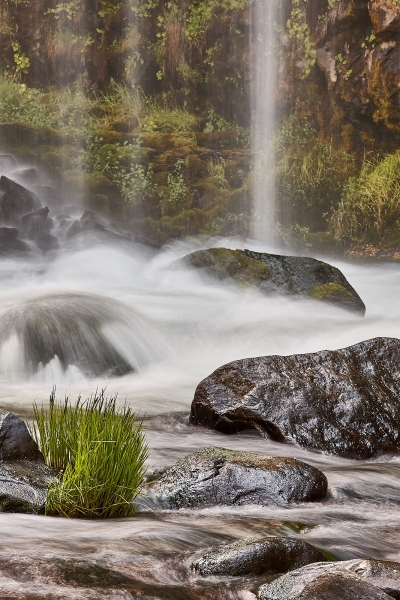 Creek Below Falls, Mossbrae Falls, Dunsmuir, California