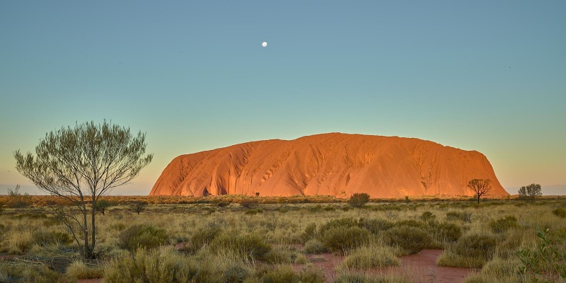 Uluru Sunset,Uluru Sunset Viewing Area, Uluru-Kata Tjuta National Park, Northern Territory, Australia