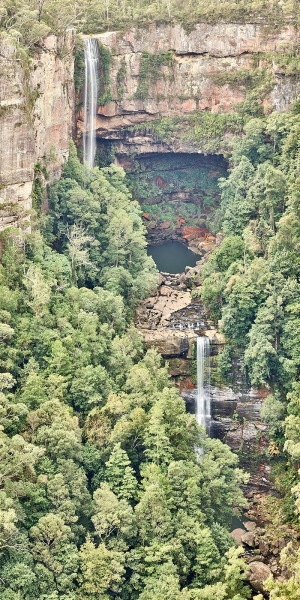 Belmore Falls, Belmore Falls Lookout, Morton National Park, New South Wales, Australia